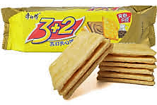 康师傅 3+2 苏打夹心【咖啡牛奶味】125g